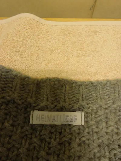 Heimatliebe Damen Pullover Gr. 38/M Grün Zopfmuster Strickpullover