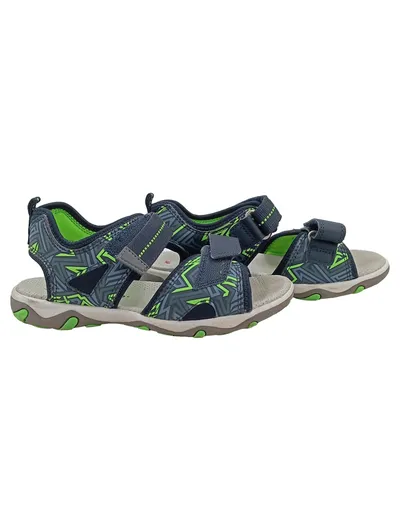 Superfit Sandalen Kinder Jungen Gr. 33 Blau Grün Klettverschluss