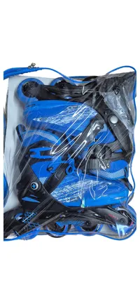 CRIVIT Softboot Inline Skates Kinder Blau Gr. 35 1