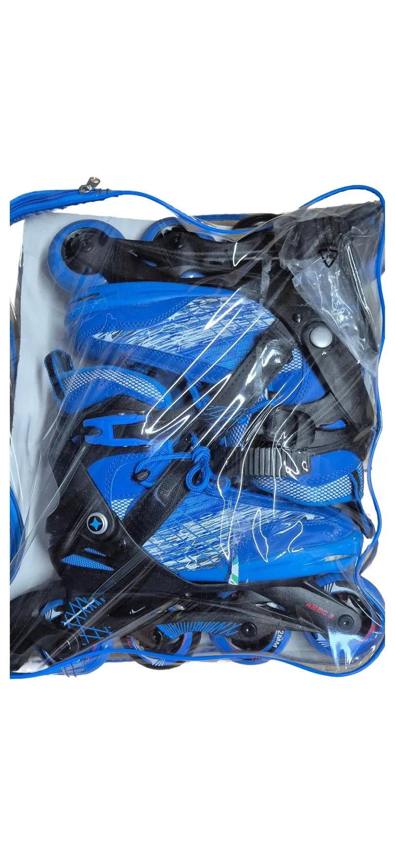 CRIVIT Softboot Inline Skates Kinder Blau Gr. 35 1