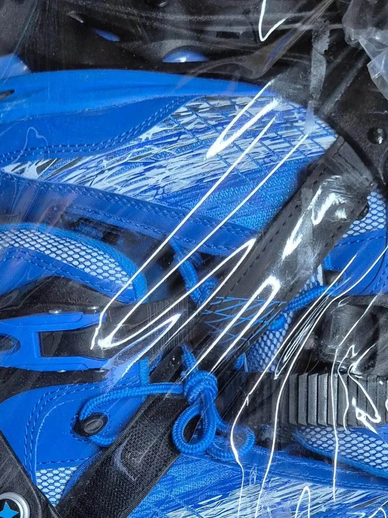CRIVIT Softboot Inline Skates Kinder Blau Gr. 35 4