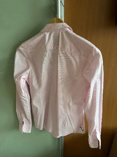Gaastra Damen Hemdbluse Rosa Langarm Baumwolle Gr. S 36