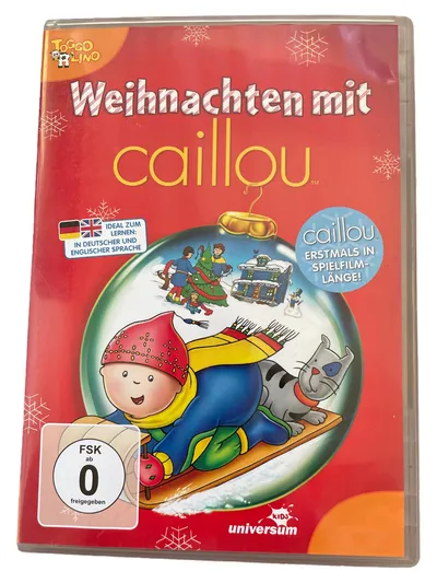 Caillou Weihnachten DVD Kinderfilm Deutsch Englisch Zeichentrick