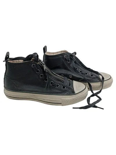 Converse x John Varvatos Leder Sneaker High Top Schwarz Gr. 36 Damen