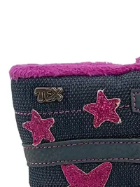 Canadians TEX Mädchen Schneestiefel Gr. 27 Grau Pink Sterne Winterstiefel 2