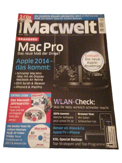 Macwelt 02/2014 Mac Pro Apple 2014 iPhone 6 iPad Pro Technik
