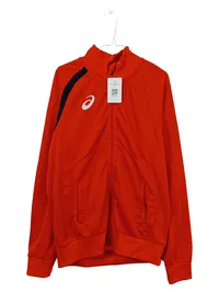 ASICS Trainingsjacke Herren XL Rot Sportjacke Laufjacke Fitness 1