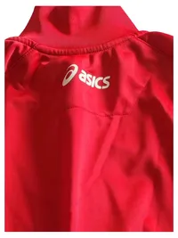 ASICS Trainingsjacke Herren XL Rot Sportjacke Laufjacke Fitness 4