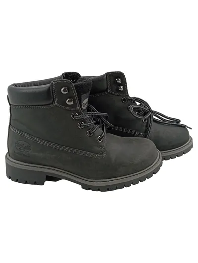 Dockers by Gerli Damen Stiefel Gr. 38 Grau Leder Boots Outdoor