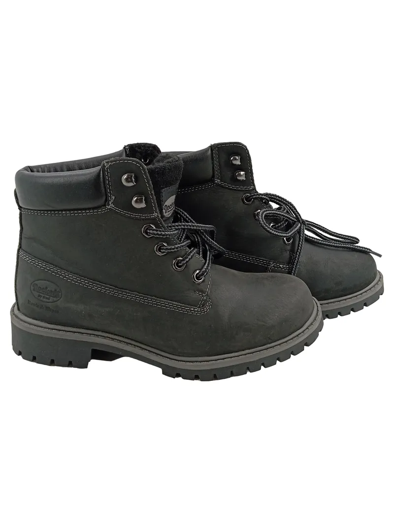 Dockers by Gerli Damen Stiefel Gr. 38 Grau Leder Boots Outdoor 1