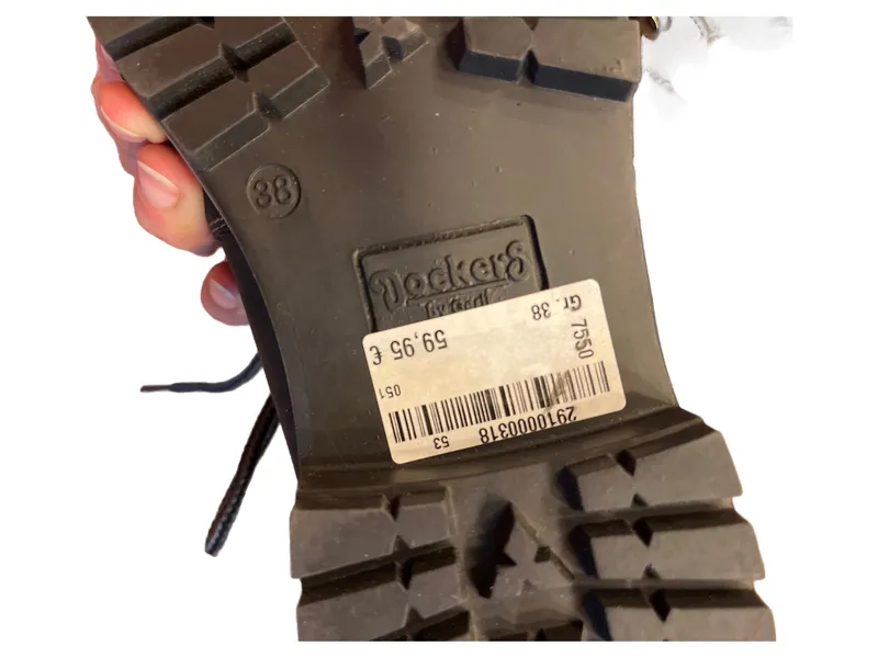 Dockers by Gerli Damen Stiefel Gr. 38 Grau Leder Boots Outdoor 5