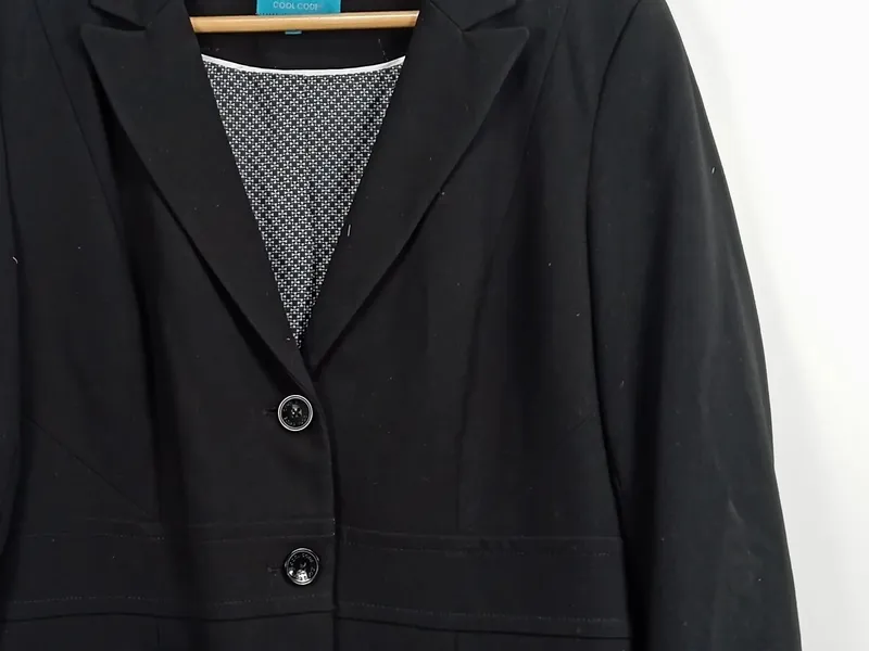 Coolcore Damen Business Blazer Jacke Schwarz Gr. 42 4