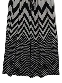 Donna Ricco Damen Maxikleid Zickzack Geometrisch Sommer Freizeit Gr. 36 3