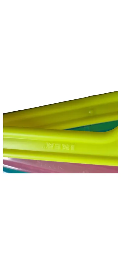 IKEA Kinder Kleiderbügel Set Kunststoff Mehrfarbig Pink Gelb Blau
