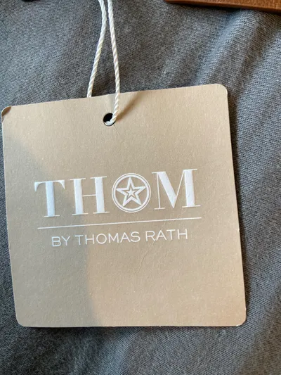 THOM by Thomas Rath Damen Gürtel Geflochten Braun 125 cm Breit