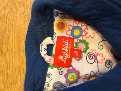 sigikid Mädchen Übergangsmantel Jacke Baumwolle Blau Gr. 110