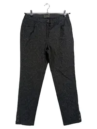 Alfredo Pauly Stoffhose Damen Gr. 40 Schwarz Paisley Elegant 1