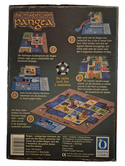 Queen Games Die Magier von Pangea Brettspiel Strategie Fantasy Abenteuer