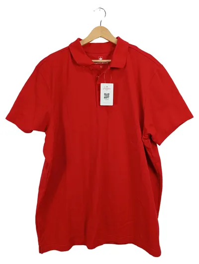 Engelbert Strauss Poloshirt Herren Gr. 2XXL Rot Workwear Arbeitsshirt Baumwolle