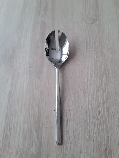 WMF Salatbesteck Löffel Gabel Modern Silber Edelstahl 25cm