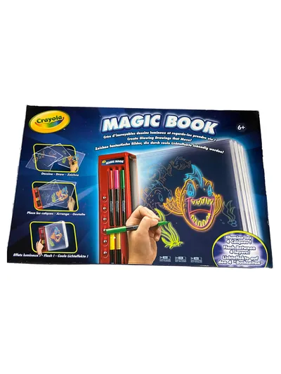 Crayola Magic Book Zeichenset Drache Abenteuer Kreativ Bastelset Blau