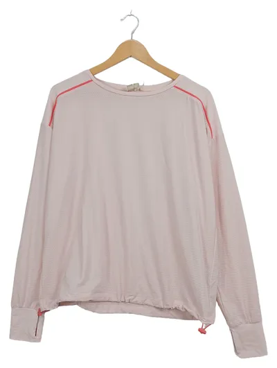 ESPRIT SPORT Damen Langarm Shirt Rosa Gr. L Sportshirt Fitness