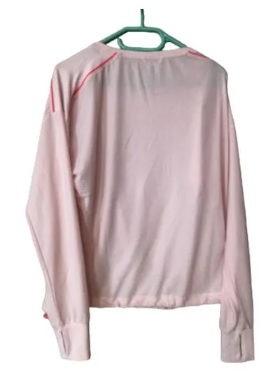 ESPRIT SPORT Damen Langarm Shirt Rosa Gr. L Sportshirt Fitness