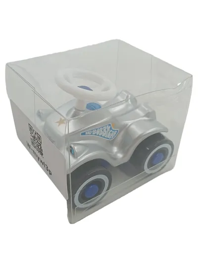 BIG Bobby-Car Mini Spielzeugauto Silber Kunststoff NEU OVP
