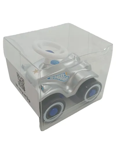 BIG Bobby-Car Mini Spielzeugauto Silber Kunststoff NEU OVP