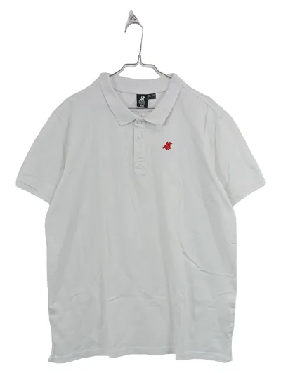 U.S. Polo Assn. Poloshirt Herren Gr. 56 3XL Weiß Baumwolle Casual Logo Shirt