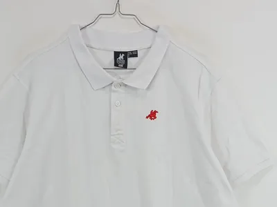 U.S. Polo Assn. Poloshirt Herren Gr. 56 3XL Weiß Baumwolle Casual Logo Shirt