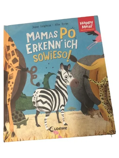 Mamas Po erkenn ich sowieso Kinderbuch Loewe Jonny Leighton Happy Meal