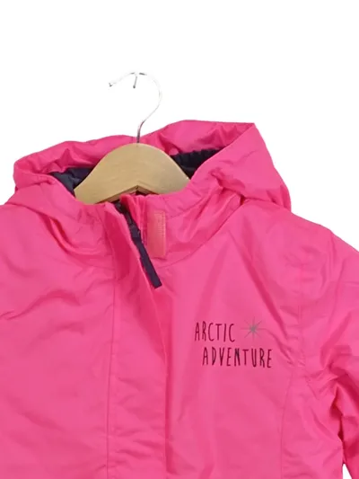 Crivit Mädchen Skijacke Kinder Pink Sportlich Outdoor Gr. 116 Kapuze
