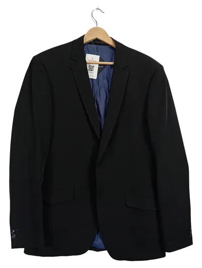 Luigi Morini Herren Sakko Jackett Business Schwarz Gr. 94 Stretch Elegant