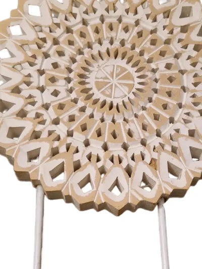 BOLTZE HOME Mandala Wandschmuck Holz Natur Beige Geometrisch 41 cm