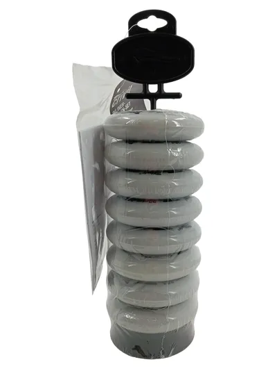 Crivit Inliner Rollen Set 8x Rollen inkl. Kugellager Abstandshalter Grau NEU
