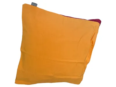 Linum Dekokissen Bezug Baumwolle Orange Modern 50x46 cm