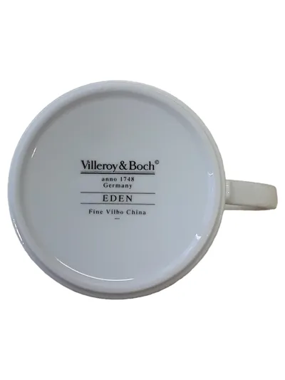 Villeroy & Boch Tasse EDEN Beige Porzellan Blumenmuster Klassisch