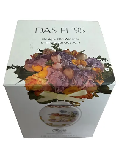 Hutschenreuther Ole Winther Ei '95 Geschenkbox Papier Weiß Klassisch 6cm
