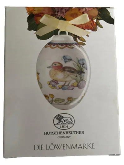 Hutschenreuther Ole Winther Ei '95 Geschenkbox Papier Weiß Klassisch 6cm