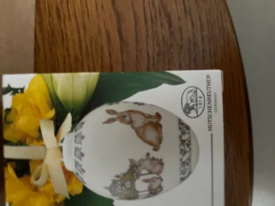Hutschenreuther Das Ei 1991 Eierbecher Porzellan Hase Weiß 6cm