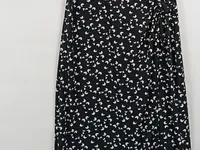 BIANCA Damen Wickelkleid Schmetterlinge Schwarz Weiß Gr. 40/L 4