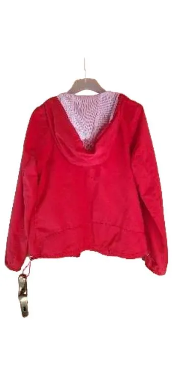 Q/S designed by Damen Windjacke Rot Kapuze Gr. 36/S Sportlich