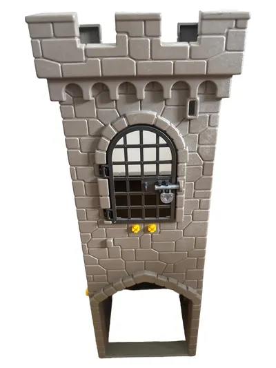PLAYMOBIL Spielzelt Ritterburg Kinderzelt Grau 36cm