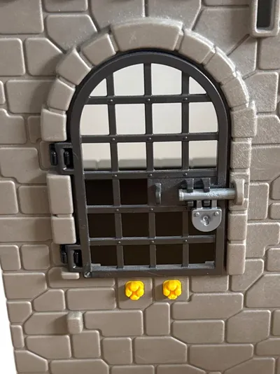 PLAYMOBIL Spielzelt Ritterburg Kinderzelt Grau 36cm