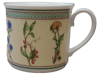 Villeroy & Boch Tasse EDEN Blumenmuster Porzellan Beige