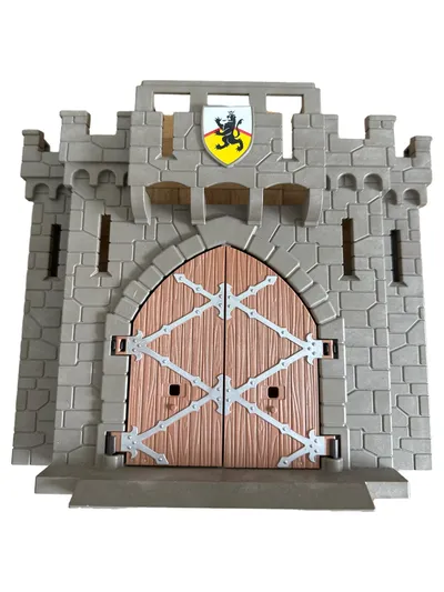 PLAYMOBIL Ritterburg Spielzelt Grau Strukturmuster 25 cm