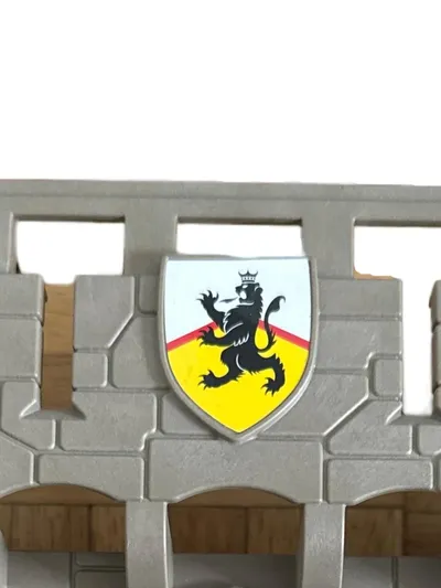 PLAYMOBIL Ritterburg Spielzelt Grau Strukturmuster 25 cm
