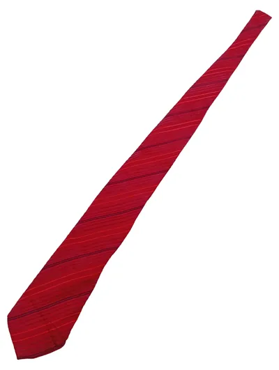 Windsor Krawatte Herren Rot Gestreift Seide Business 145cm