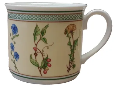 Villeroy & Boch Tasse Eden Blumenmuster Beige Klassisch Porzellan